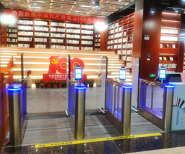 江海區(qū)圖書(shū)館擺閘效果圖片